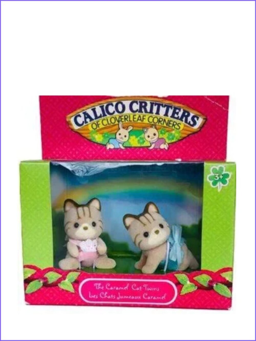 Calico Critters The  Caramel Cat Twins  New in Box